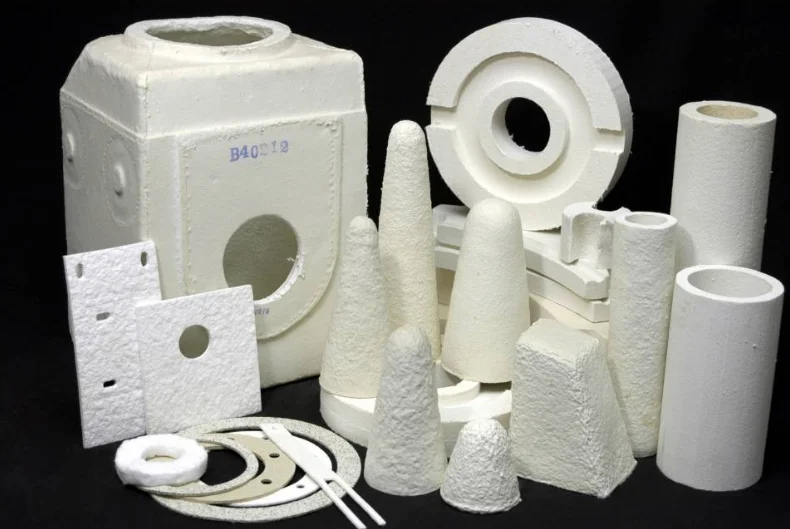 High Temperature Ceramic Fiber Vacuum Formed Tap Out Cone For Aluminium