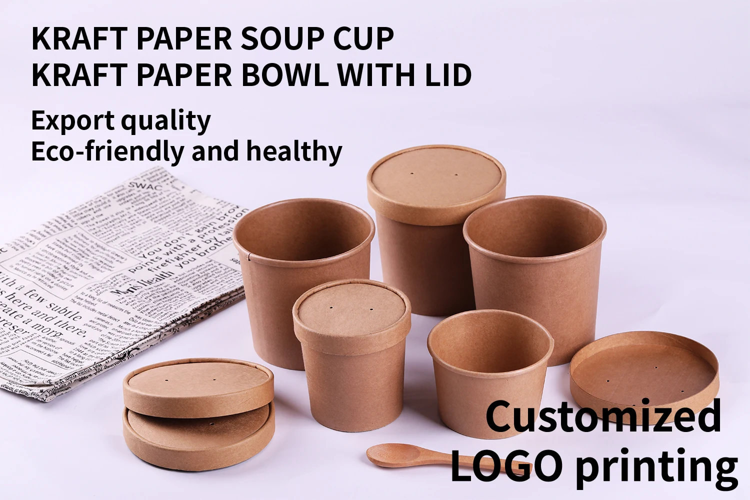 Download Disposable Kraft Paper Soup Bowl With Lids - Buy Soup Bowl,Kraft Paper Soup Bowl Product on ...