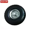 Flat free solid transport roller trolley tires pu foam sack truck wheels