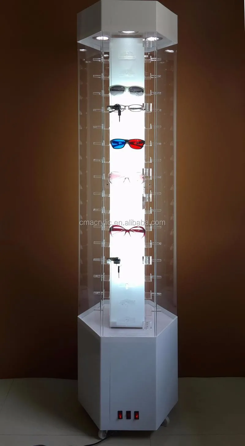 Led Lighting Acrylic Eyeglass Sunglasses Display Stand Buy