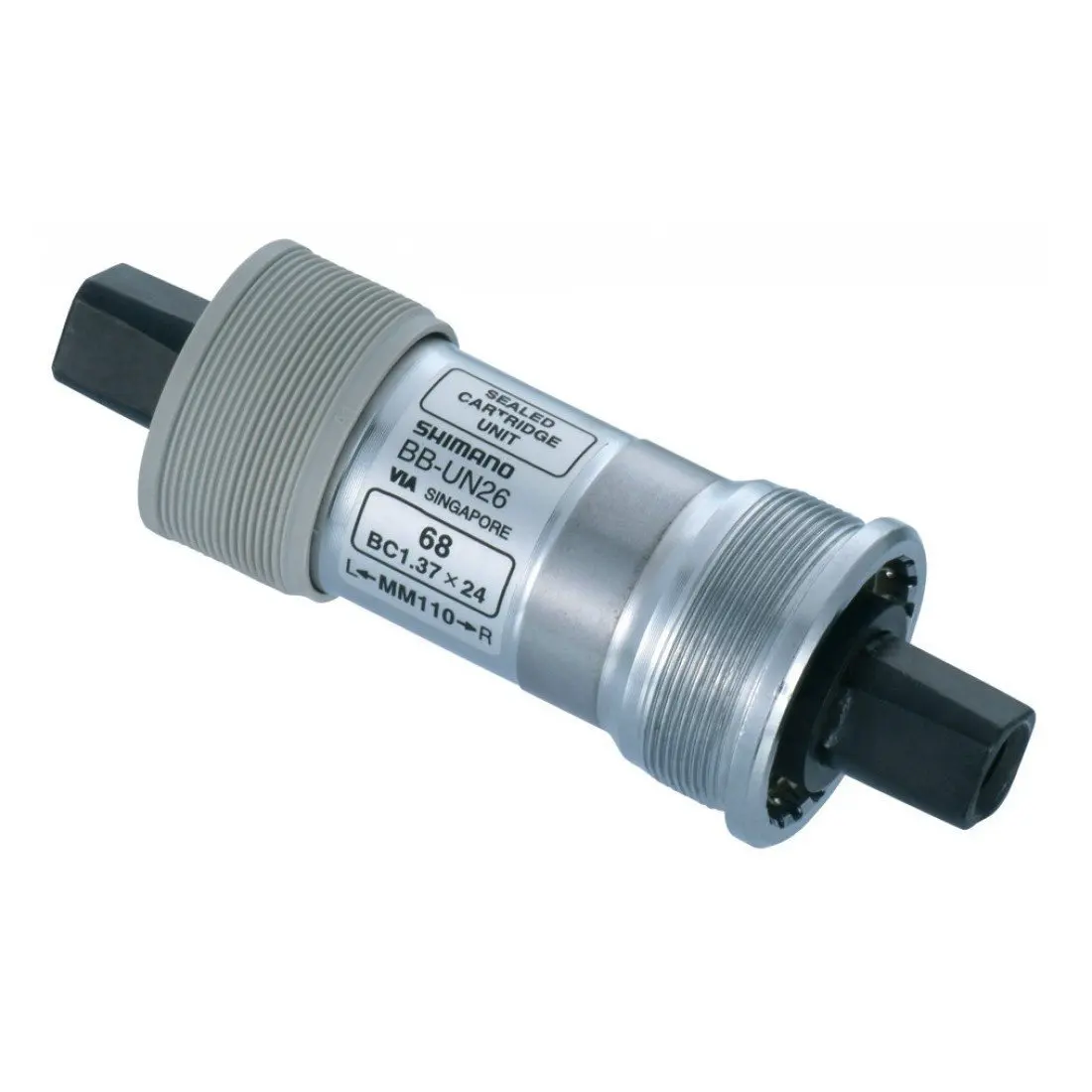 Black 68-113 mm Shimano BB-UN26 Bottom Bracket