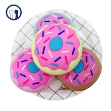 Пончик силиконовый гелевый монета кошелек, пончики кремния портмоне, милый кошелек для монет с высоким качеством