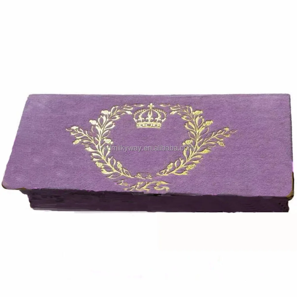 

custom velvet eyelashes packaging box,1 Pair, Natural black