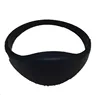 Programmable slim ID 13.56Mhz H3 smart chips proximity recycled rfid rubber bracelet tags/wristband for access control