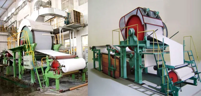 No1 787mm Waste Paper High Quality Tissue Toilet Paper Machine For Paper Factory