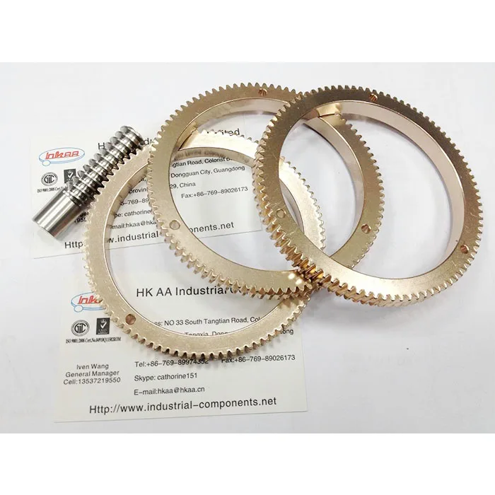 Factory High Precision Custom Brass Telescope Worm Gear Set Buy