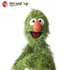 Green Shaggy Monster Professional Animal Puppet