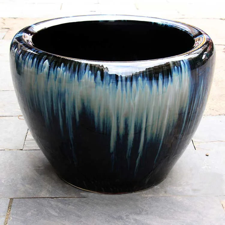 屋内植木鉢セラミック艶をかけられた陶器プランター Gardendecorativeポットプランター Buy ガラス張りポット 庭の装飾ポット セラミック植木鉢 Product On Alibaba Com