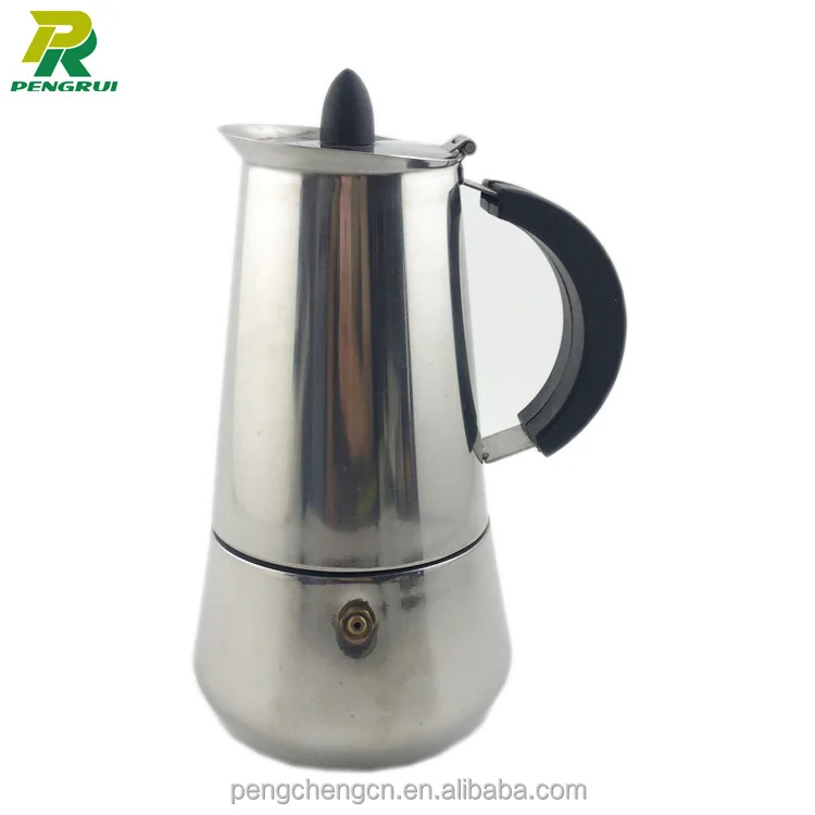 Stainless Steel Italian Stovetop Espresso Latte Coffee Maker Moka Stainless Steel Italian Stovetop