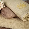 100% Egyptian cotton gift/customized/wholesale satin/plain 6 piece square/hand/beach/pool/bath towel set