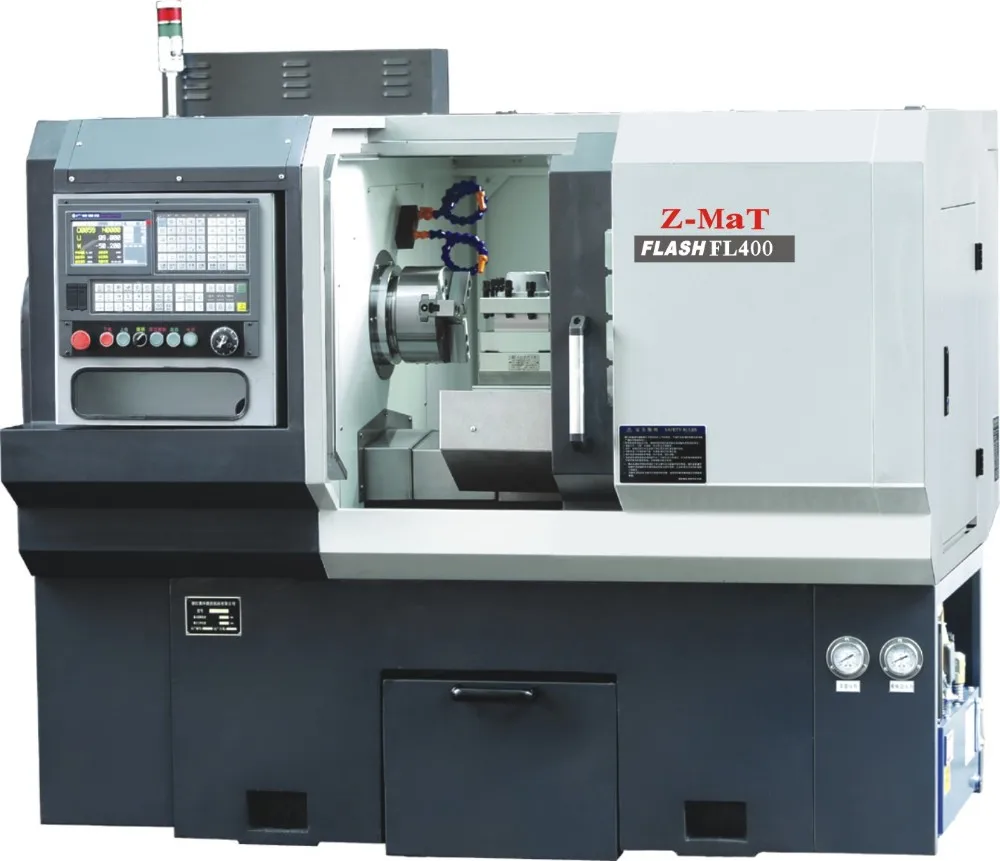 FL400 Manual chuck high speed cnc metal lathe machine small turning machine