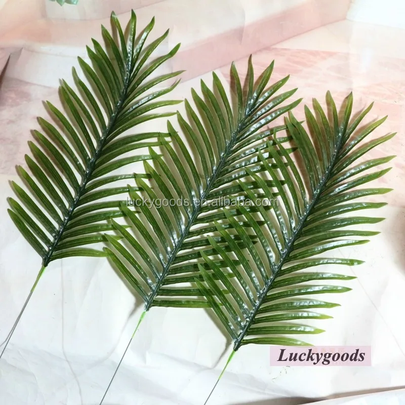 Llv022 80cm Artificial Green Fake Palm Tree Leaf Wholesale Buy Fake