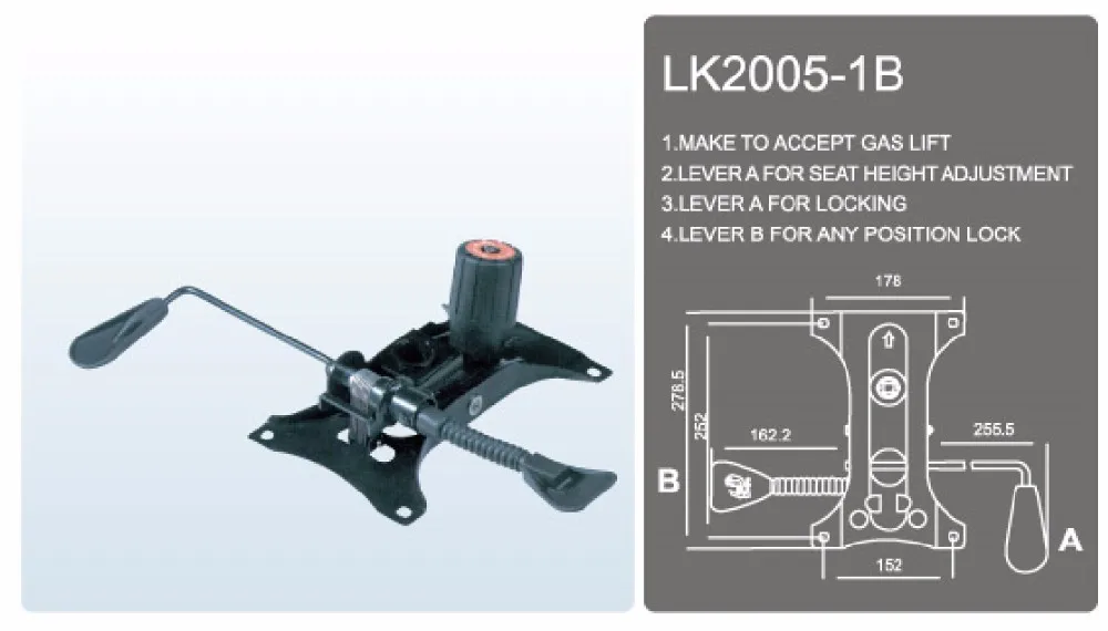 Hot Selling Products Swivel Chair Mechanism/adjustable Seat Tilt