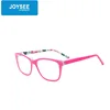 D1 2016 Joysee Latest New Style Fashion Fancy Beautiful Red Acetate Optical Eyewear Glasses Frames For Girls Made In China
