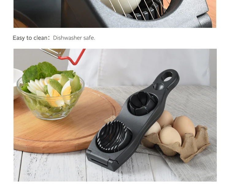 Stainless Steel Boiled Eggs Slicer Section Cutter Mushroom Tomato Cutter Kitchen Tool