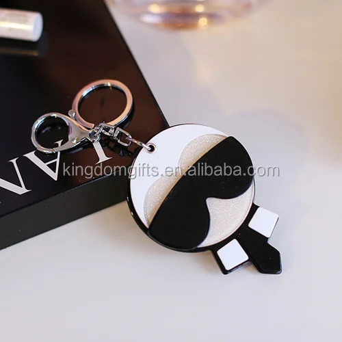 personalized mirror keychains