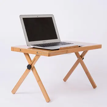 Wood Laptop Desk Computer Simple Desk The Hostel Lazy Folding Desk