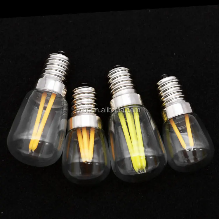 T22 T26 Refrigerator 220V Filament 1.5w 2w E14 filament led light Bulb for Oven and Fridge