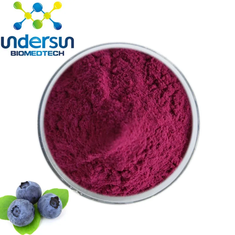 Bilberry Extract With Anthocyanins organic Bilberry juice powder for Health