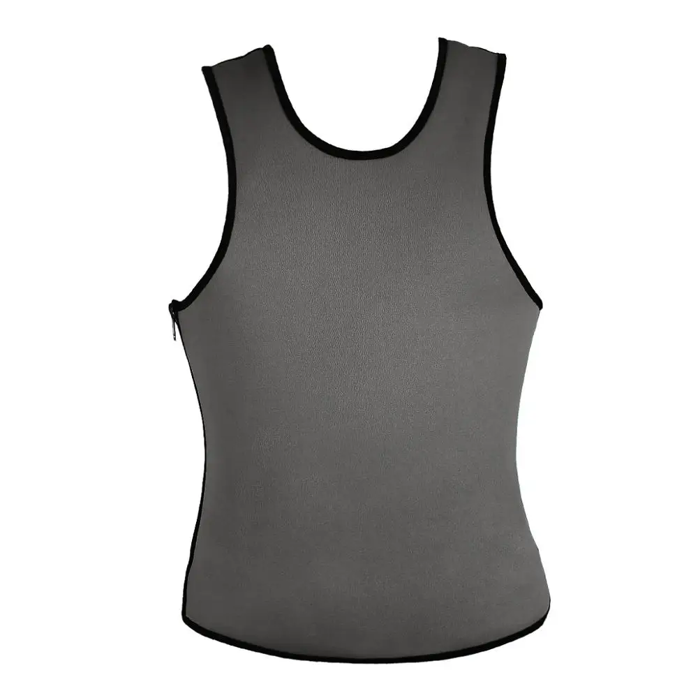 Slimming Vest Body Shaper Shirt For Weight Loss Neoprene Men Sweat Vest