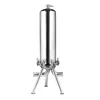 Alibaba hot sale stainless steel filter housing with pressure gage
