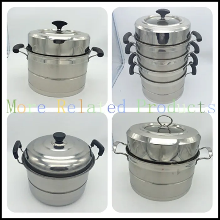 2 3 Layers Professional Stainless Steel Food Idli Steamer Optima