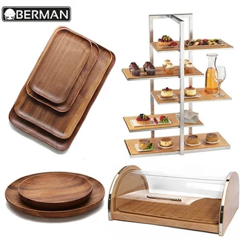 Luxury Event Decoration Catering Stand Display Wood Buffet Server Food Riser For Restaurant Buy Catering Stand Display Luxury Event Decoration Wood