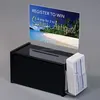 clear acrylic donation box comment ballot box with lock
