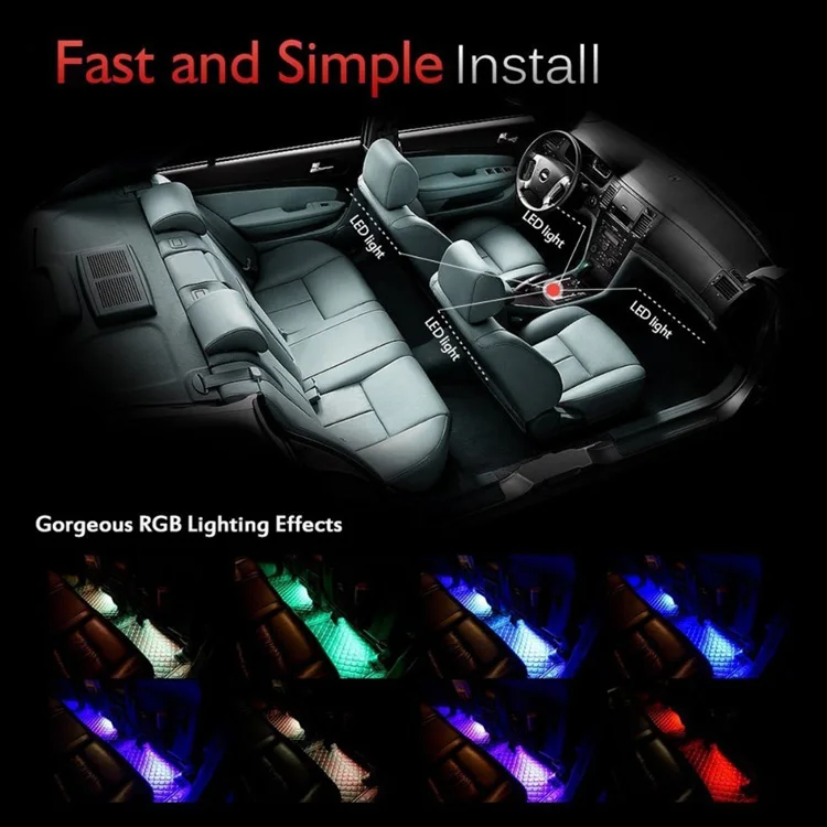 Car Accessories 5050 SMD 5730 Chip DC 12V Color Changing LED Light Bar Wholesale LED Light Bar