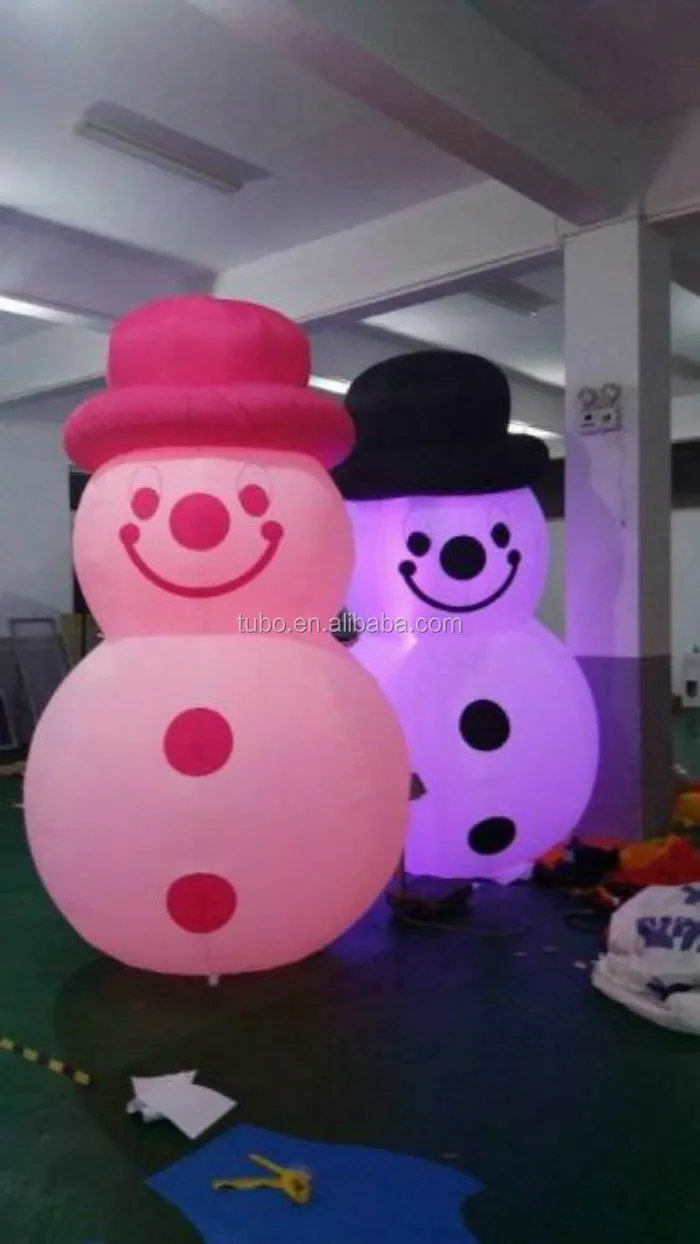 30ft Outdoor Decoration Light Led Inflatable Christmas Snowman For Kids