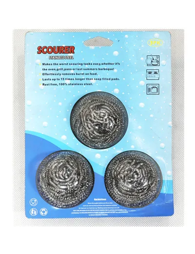 Daily life necessity products stainless steel scourer,clean ball