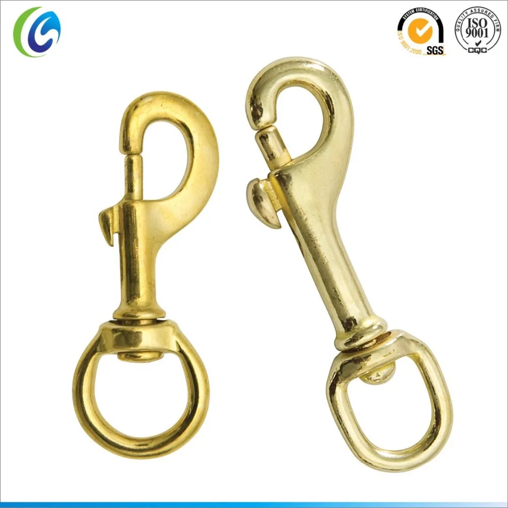 Fashion High Quality Brass Dog Collar Hardware Snap Hook Buy Fashion