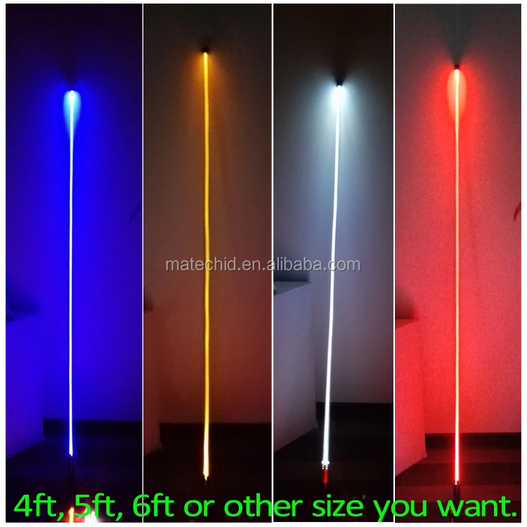 LED flag bar pole antenna 10W RGB warning light led truck