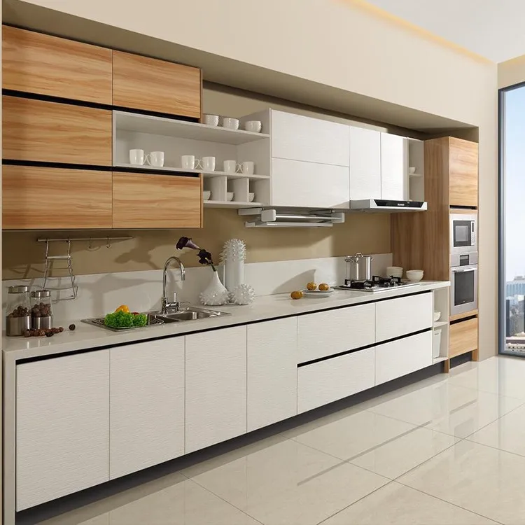 China modern wood kitchen cabinets Suppliers-14