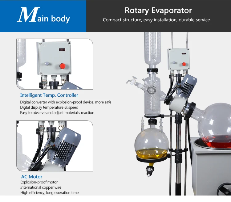 10l 20l 50l Bho Soxhlet Extractor Rotary Evaporator Buy Soxhlet