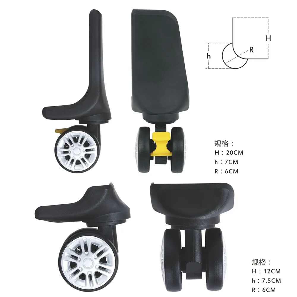 Single Wheel Trolley Single Wheel Scooter Suitcase Rollerblade Caster