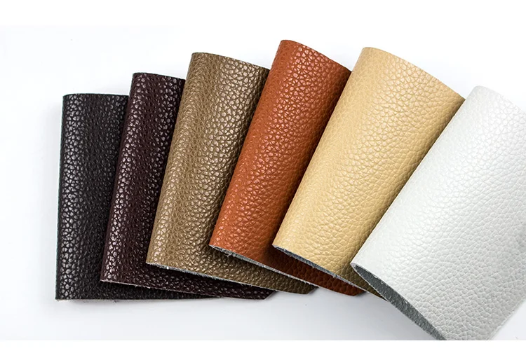 Litchi Grain 1.4mm Embossed Leather Eco Friendly Microfiber Synthetic