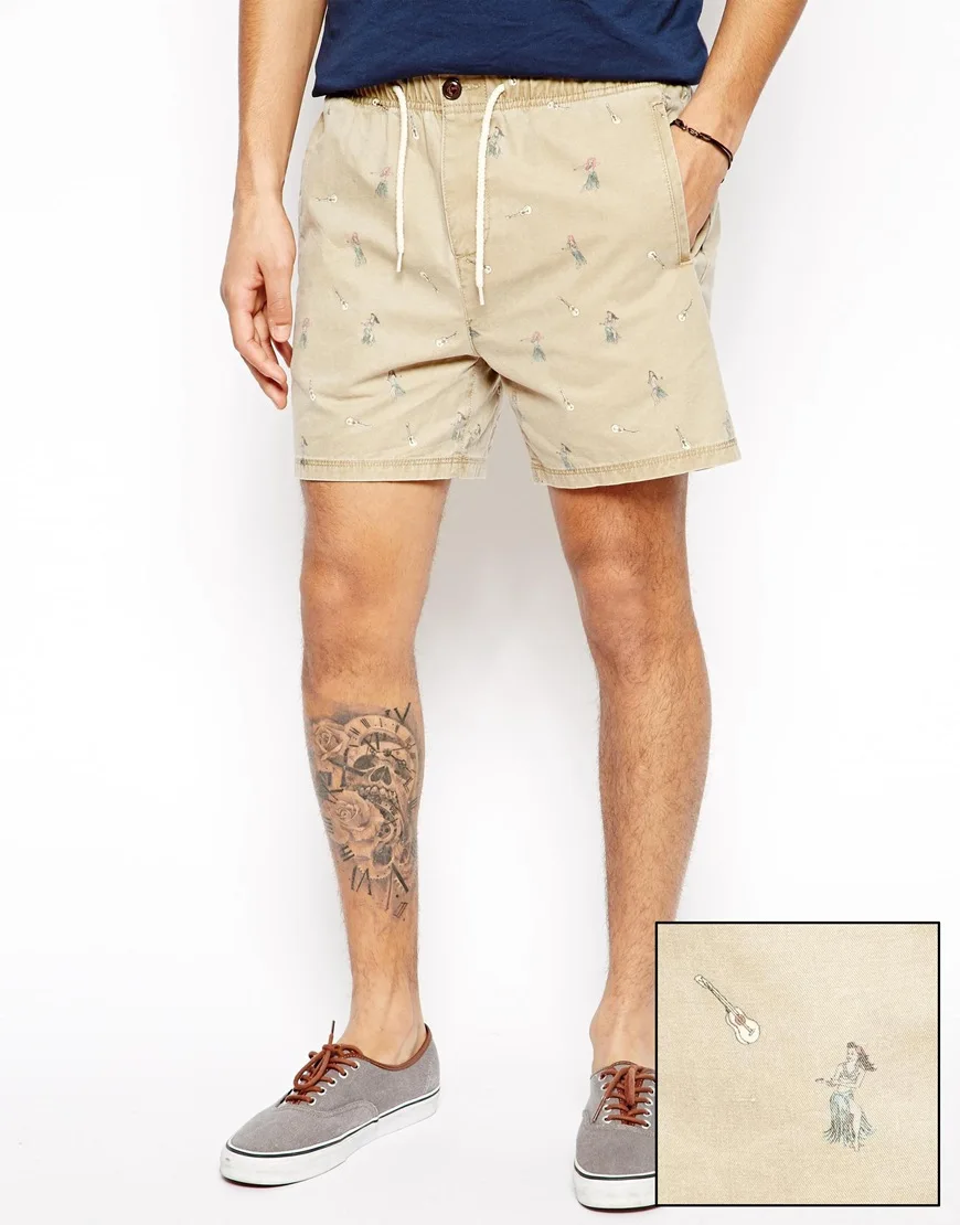 color khaki shorts