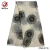 Ankara wholesale crepe french digital printed silk crinkle pleated chiffon fabric for clothing