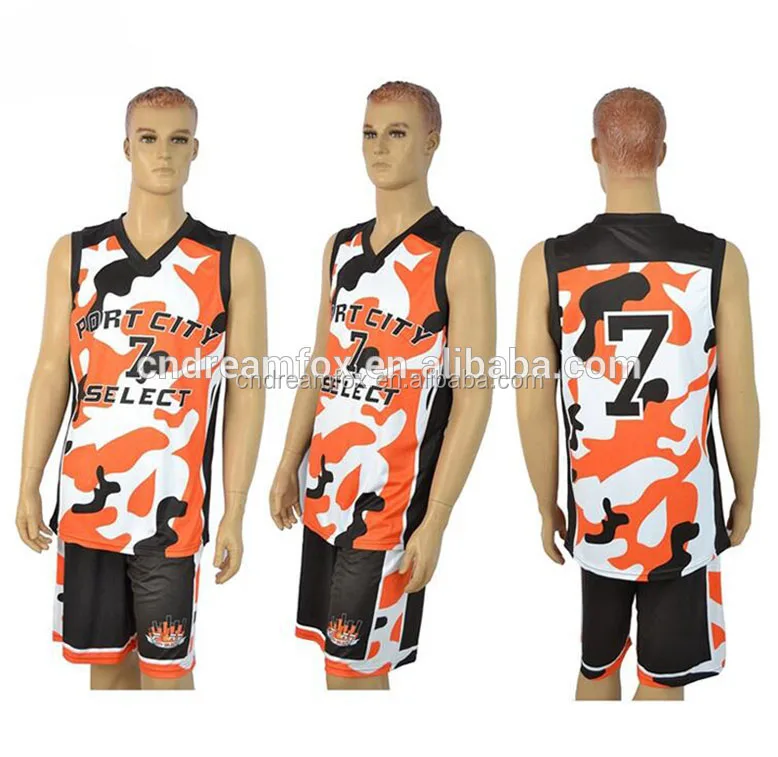 Sublimation Custom Design Cheap Plain Basketball Jerseys Reversible