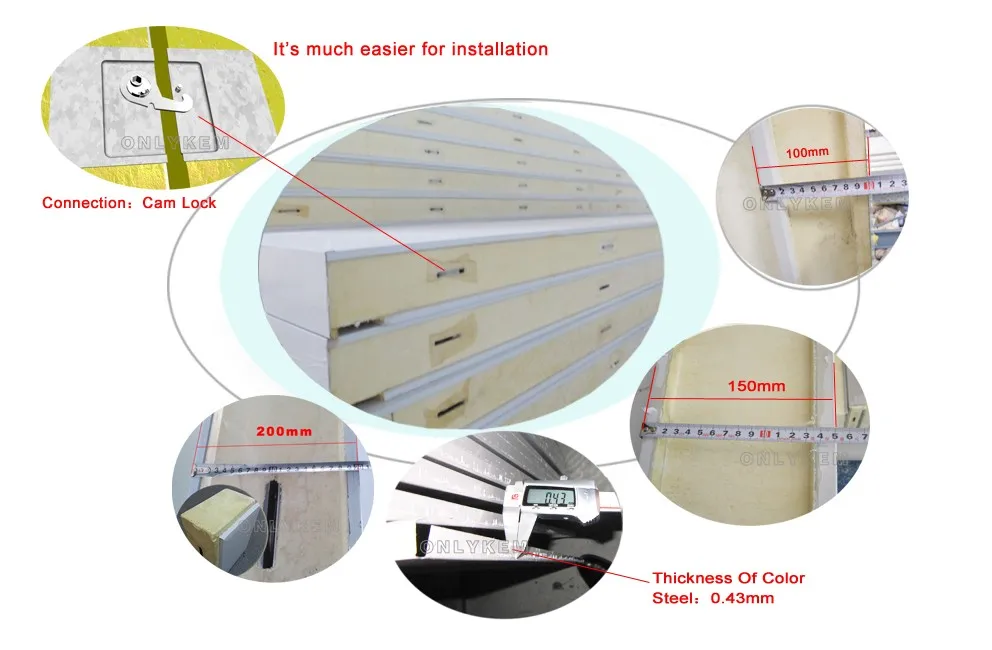 Sandwich Pir Panel, 75/100/120/150/200mm, Steel - detail 12