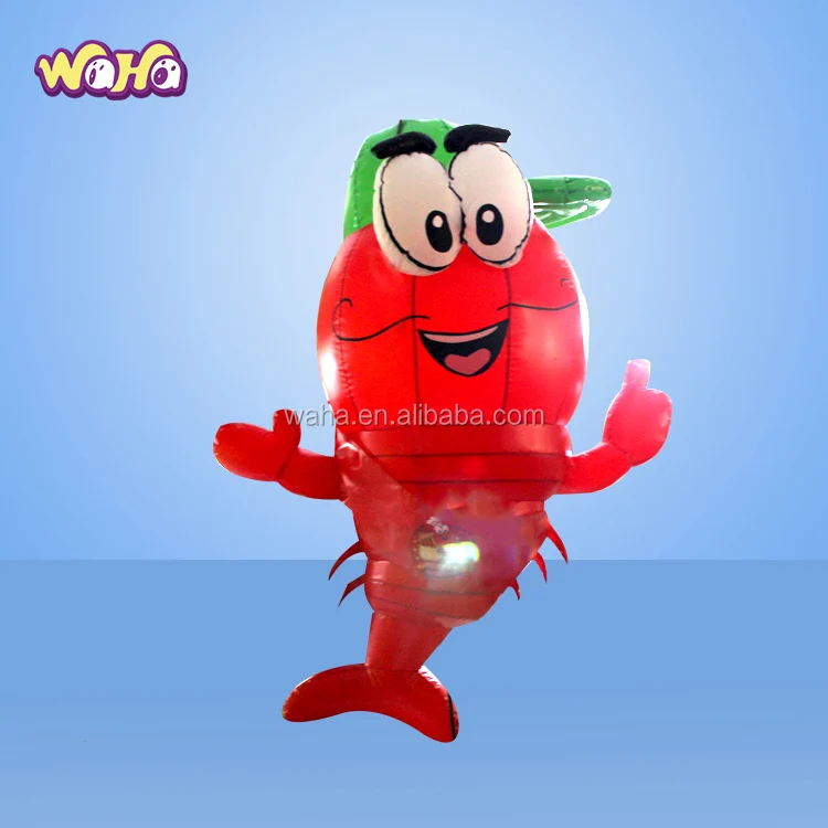 Ocean Theme Type Inflatable Crayfish Aired 3d Lobster Cartoon - Buy 3d ...