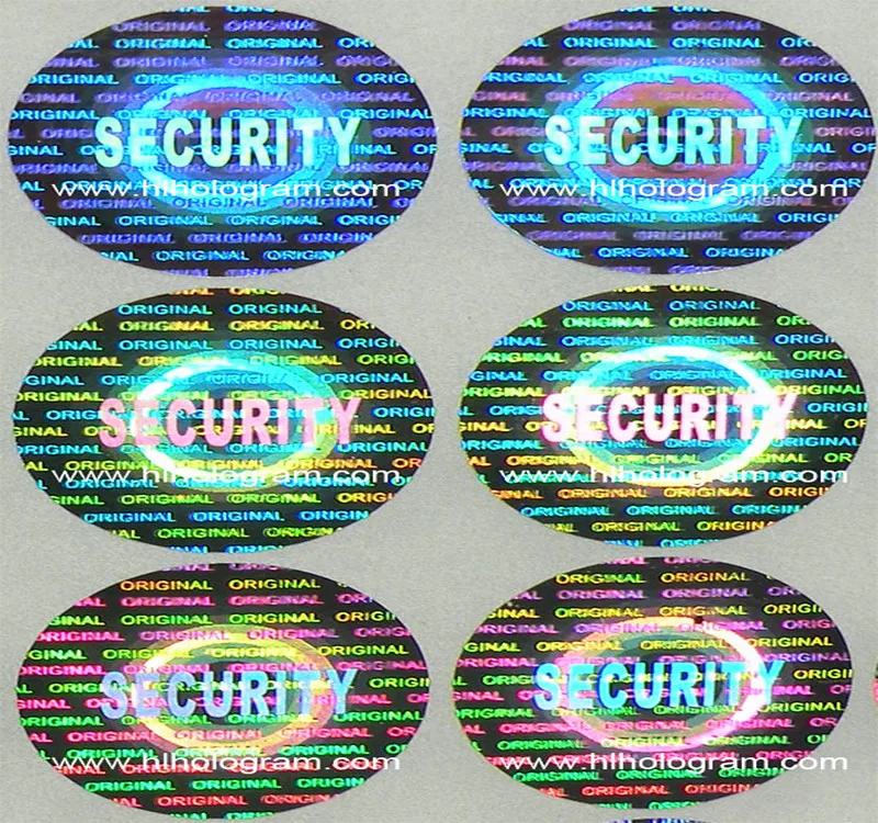 Autocollant Personnalisé Argent Hologramme Chrome - Texte Sur Mesure - Neuf