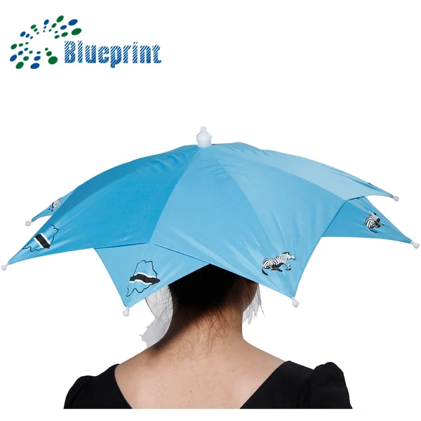 Cute Beautiful Hands Free Sport Fan Umbrella Hat Buy Beautiful Hands