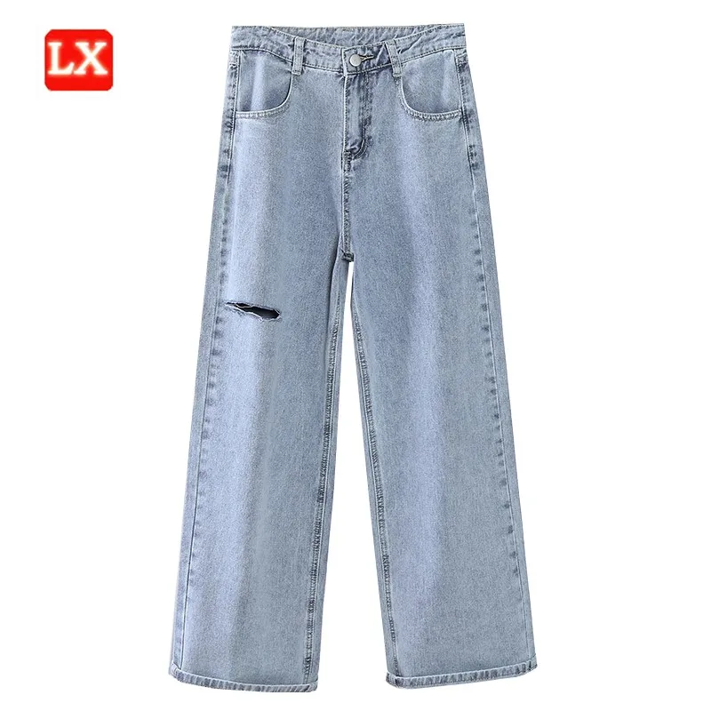 womens baggy distressed jeans