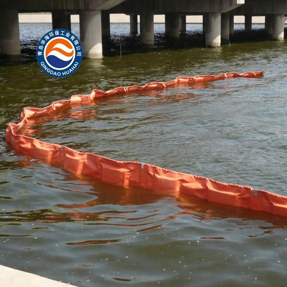 
PVC Fence Boom for Oil Spill Control 