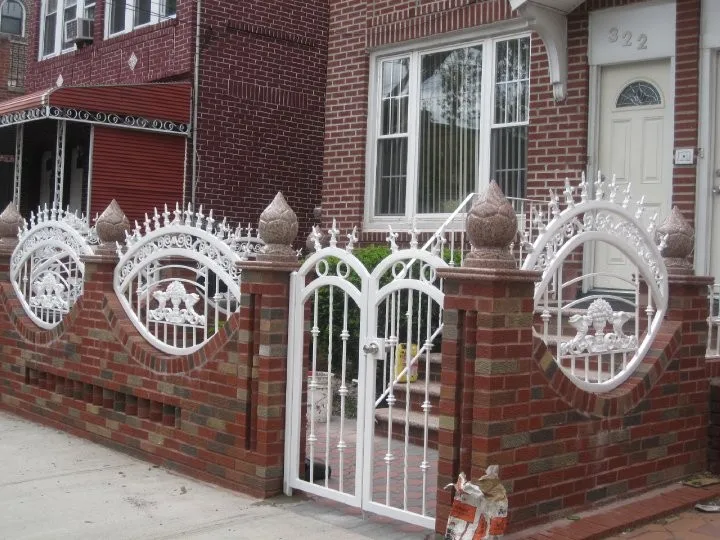 Modern Decorative Models Of Gates And Iron Fence Designs For Garden