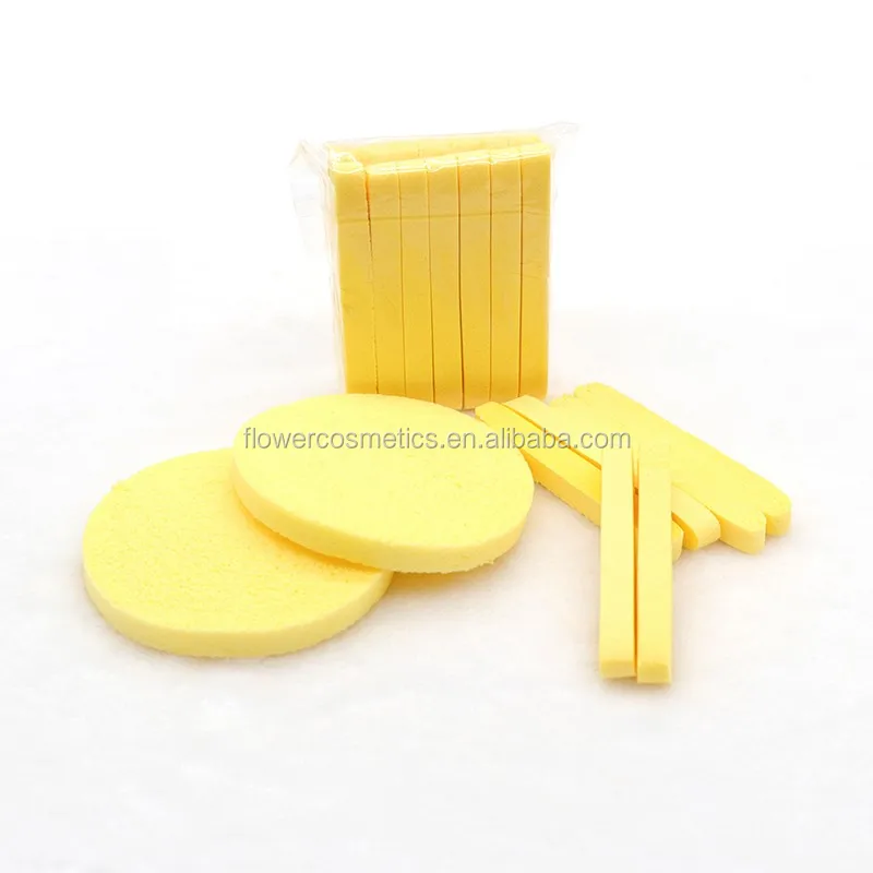 Pva Material Water Damped Expanding Compressed Cellulose Facial Sponge