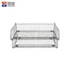 Kitchen rectangular stackable storage metal wire big basket