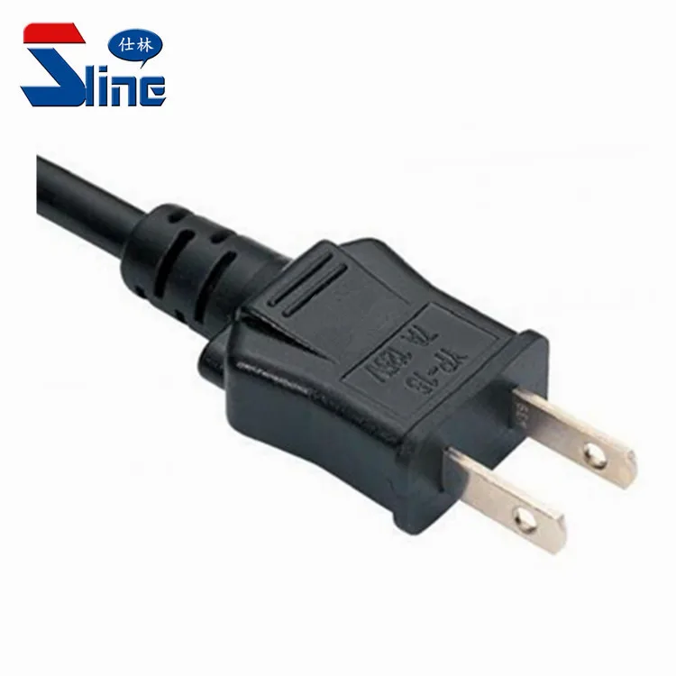 Pse Certified Japanese 2 Prong Power Cord Plug With Japan Jet Mains